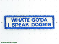 I Speak Dogrib